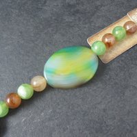 Traditions Natural Gallery Agate Bead Strand