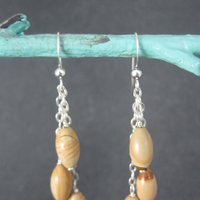 Sterling Wild Horse Jasper Earrings