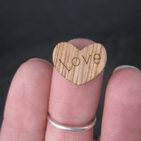 Wedding Table Confetti 100 Tiny Wooden Hearts