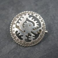 Vintage Pre Columbian Sterling Brooch Pin