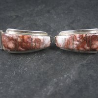 Ladies Vintage Southwestern Sterling Wild Horse Turquoise Watch Tips