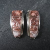 Ladies Vintage Southwestern Sterling Wild Horse Turquoise Watch Tips