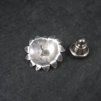 Vintage Southwestern Sterling Coral Tie Tack