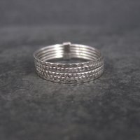 Vintage Sterling Stacking Ring Size 8