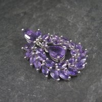 Flashy Estate 90s Amethyst Pendant