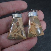 Funky Estate Sterling Jasper Earrings