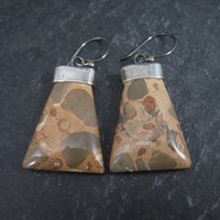 Funky Estate Sterling Jasper Earrings