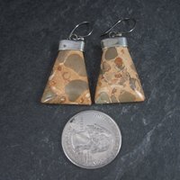 Funky Estate Sterling Jasper Earrings