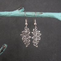 Sterling Leaf Earrings