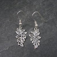 Sterling Leaf Earrings