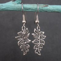 Sterling Leaf Earrings