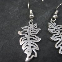 Sterling Leaf Earrings