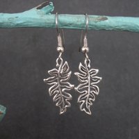 Sterling Leaf Earrings