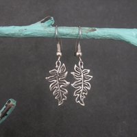 Sterling Leaf Earrings