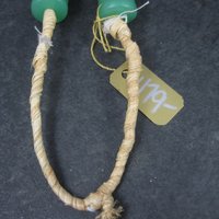 Antique African Green Glass Trade Bead Necklace