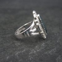 Vintage Southwestern Paua Shell Ring Size 5