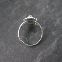 Vintage Southwestern Paua Shell Ring Size 5