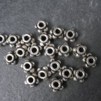 Destash Sterling Beads 6x3mm 9.9 grams