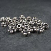 Destash Sterling Beads 6x3mm 9.9 grams