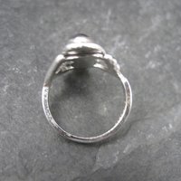 Vintage Southwestern Sterling Hematite Ring