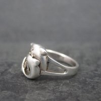 Vintage Sterling Dolphin Ring Size 6