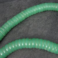 Antique African Green Glass Trade Bead Necklace