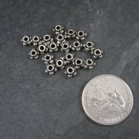 Destash Sterling Beads 6x3mm 9.9 grams