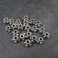 Destash Sterling Beads 6x3mm 9.9 grams
