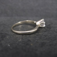 Vintage 18K .33 Carat Diamond Engagement Ring Size 4