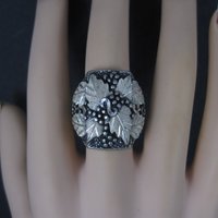 Mens Sterling Black Hills Silver Ring Size 9
