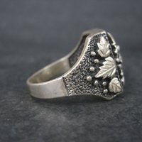 Mens Black Hills Silver Ring