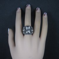 Mens Black Hills Silver Ring