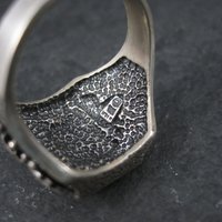 Mens Black Hills Silver Ring