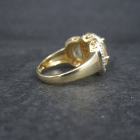 Vermeil Sterling Yellow Crystal Size 8 Ross Simons
