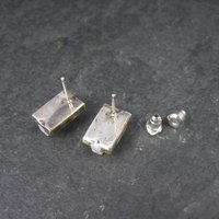 Southwestern Sterling Gold Filled Raised Inlay Earrings