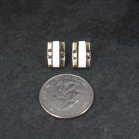 Southwestern Sterling Gold Filled Raised Inlay Earrings