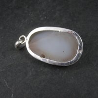 Chunky Sterling Druzy Pendant
