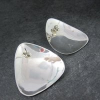 Large Navajo Pink Mother of Pearl Earrings