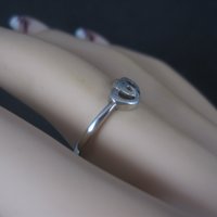 Dainty Italian Sterling Heart Ring New Old Stock Sizes 6 and 8