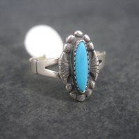 Vintage Southwestern Sterling Turquoise Ring