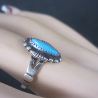 Vintage Southwestern Sterling Turquoise Ring