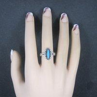 Vintage Southwestern Sterling Turquoise Ring