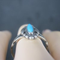 Vintage Southwestern Sterling Turquoise Ring