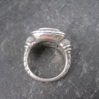 Vintage Sterling 18K Picasso Inlay Ring Size 5.5 Grossbardt