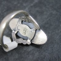 Southwestern Sterling Turquoise Ring NOS