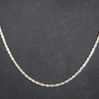 Vintage Italian Sterling Necklace Chain 19.5 Inches