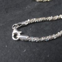 Vintage Italian Sterling Necklace Chain 19.5 Inches