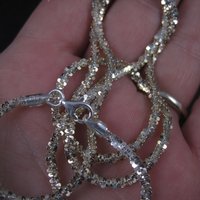 Vintage Italian Sterling Necklace Chain 19.5 Inches