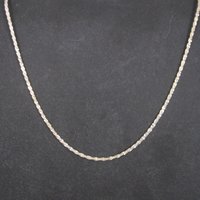 Vintage Italian Sterling Necklace Chain 19.5 Inches