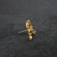 Vintage 10K Black Hills Gold Initial A Tie Tack